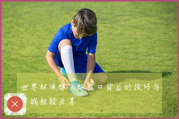 世界杯滚球买球盘口背后的技巧与实战经验分享
